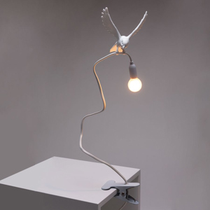 Seletti Sparrow Lamp with Clamp Landing